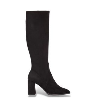 Wonders para mujer. M-5441 Botas de Piel Cervojet negro (36), Tela, 3 a 5cm, Cremallera, Casual