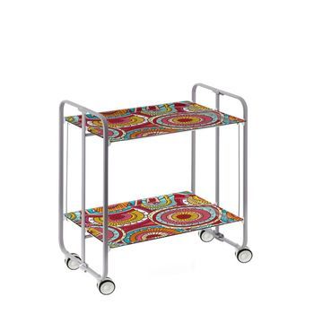 Carrito Auxiliar Plegable Bauhaus Con Ruedas – Armazón Metálico Gris, 2 Niveles, 4 Posiciones Ajustables,,29