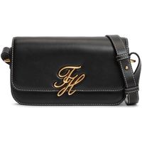 tommy hilfiger bolso th script flap crossover para mujer