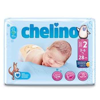 Chelino Pañal Talla 2 28 unidades