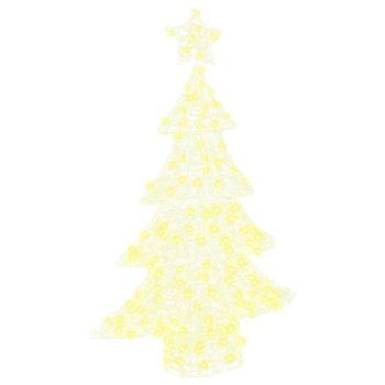 Árbol De Navidad | Decoraciones De Navidad Con 100 Led Cálido 120 Cm Acrílico
