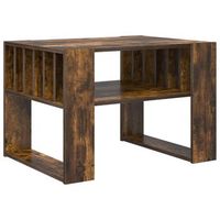 mesa de cafe - mesa de centro - mesa baja roble ahumado 66 x 495 x 45 cm