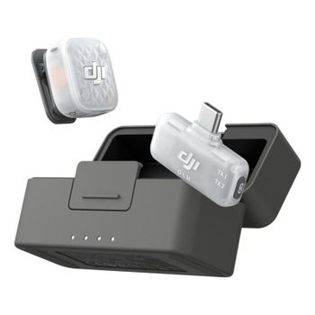 Micrófono DJI Mic Mini 2S omnidireccional con transmisor y receptor móvil