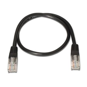 Aisens Cable de Red RJ45 Cat.5e UTP AWG24 50cm Negro