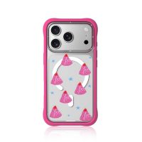 youngkit funda para iphone 17 pro  carcasa magnetica ch marshmallow kitty cake diseno ilustrado y ajuste preciso