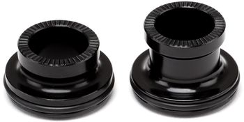 Prime Stagiaire Front Hub End Caps (15mm), Black
