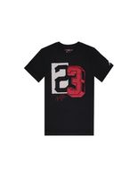 camiseta jordan jdb jm 23 mesh ss infantil negro