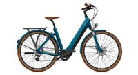 o2 feel iswan city up 5 1 univ shimano altus 8v 432 wh 28   azul cobalto  bicicleta electrica urbana