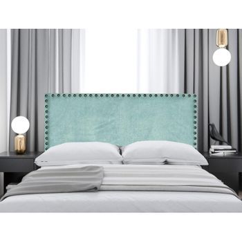 Cabecero Cama Madrid  Antimanchas 105*70 Verde Agua