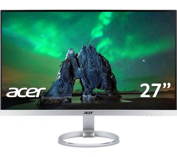 H277HK 4K Ultra HD 27? IPS Monitor - White & Silver, White