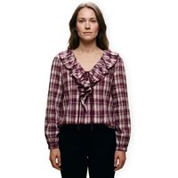 only blusa top nimu kanika - figfig checks para mujer