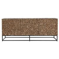 buffet teca reciclada 200x45x82 2 puert 2 caj
