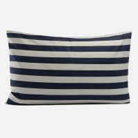 hay ete pillow case - midnight blue  grey - 75 x 50cm