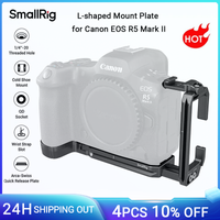 placa de montaje en forma de l smallrig r5 mark ii para canon eos r5 mark ii con placa de liberacion rapida arca-swiss para estabilizador dji rs 3rs4