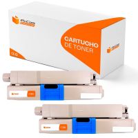 pccom essential toner compatible con oki c301dnc321dnmc342dn negro pack 2