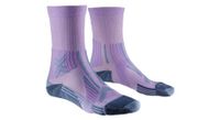 x socks trailrun perform crew calcetines para mujer morados azules