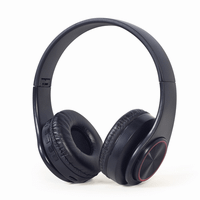 auriculares gembird estereo bluetooth con efecto de luz led