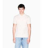 ax armani exchange para hombre xm002390af13026u1074 polo de algodon beige xs casual manga corta