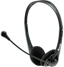 Equip 245304 auricular y casco Auriculares Alámbrico Diadema Oficina/Centro de llamadas Negro