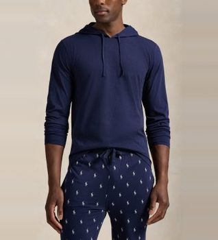Polo Ralph Lauren para hombre. 714844760001 Sudadera de pijama de punto jersey marino (XXL), Homewear, Algodón