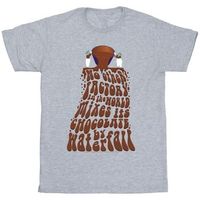 willy wonka camiseta chocolate waterfall para nina