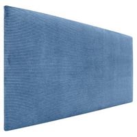 dhome cabecero de pana liso 95x60 camas 8090 - azul