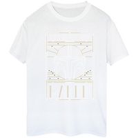 disney camiseta manga larga the mandalorian the way para mujer