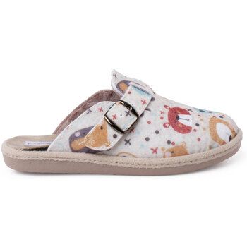 Pisamonas Pantuflas Zuecos Casa Hebilla Plantilla Acolchada para niño
