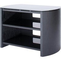 finewoods fw750 750 mm tv stand - black oak black