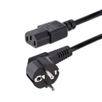 cable fuente de alimentacion startech 250v 10a 18awg certificacion cee 77 modelo 1m schuko-c13 negro
