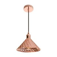 lampara de techo modelo maxim lumit 60w altura regulable cobre o24 cm