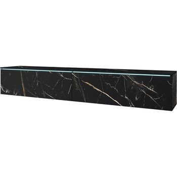 Mueble De Tv Lowboard D 180 Cm, Mueble De Televisión, Mueble De Salón, Sin Iluminación Led, Color San Sebastian