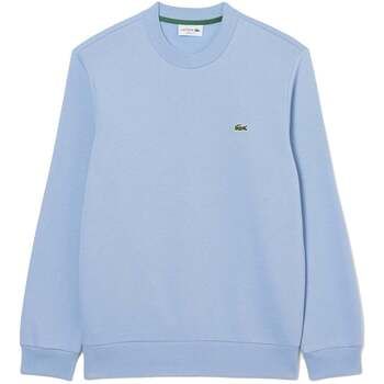 Lacoste Jersey Fleece Crew Sweatshirt Light Blue para hombre
