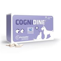 farmadiet cognidine suplemento para transtornos del deterioro cognitivo en perros y gatos senior - 60 comprimidos