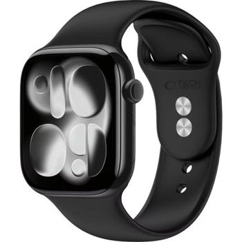 Brazalete 4Kom Tech-Protect Apple Watch 44-49 mm silicón negro