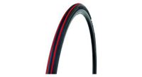 pneu course tringle souple 700x23 62 tpi noir rouge