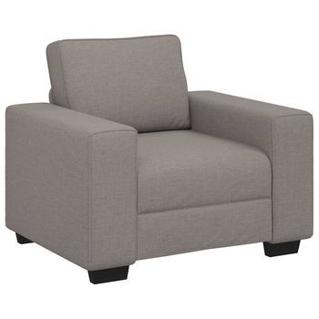 Sofá Sillón Color Topo 100x77x82 Cm Tela Vidaxl