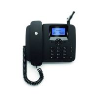 telefono fijo motorola fw410l 4g 2000 contactos lcd 22r altavoz sms negro