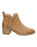 botines con tacon xti 145035 en camel para mujer 40