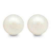pendientes de alta calidad perla de agua dulce blanca
