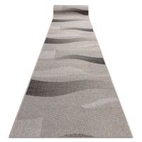alfombra de pasillo sizal floorlux modelo 20212 plateadonegro 100 cm 100x150 cm