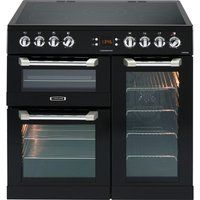 leisure cusinemaster cs90c530k electric ceramic range cooker - black black
