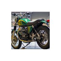 silenciador de escape moto guzzi nevada mass cafe racer curve kit 2-1