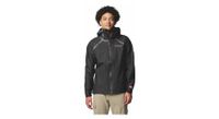chaqueta impermeable columbia reign no shine negra para hombre