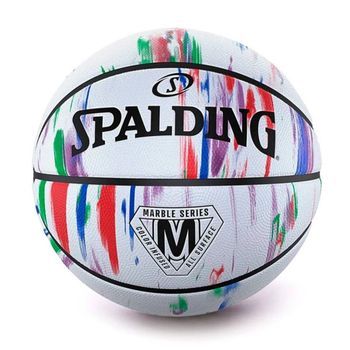 Balón De Baloncesto Spalding Marble Series Hg Sz7 Blanco 7 (talla 7)