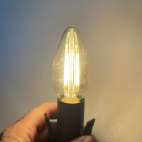 e14 4w30w antique gold candle bulb 320 lumen