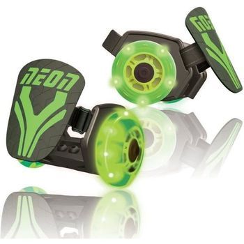 Patines De La Calle De Neã³n Verde