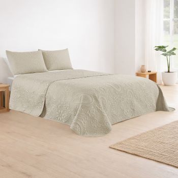 Colcha Verano, Colcha Cubre Cama Fina, suava para Cama 90/105/135/150/180, con Funda de Almohada