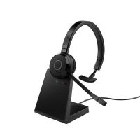auriculares jabra evolve 65 te inalambricos bluetooth 52 con cancelacion de ruido pasiva y microfono profesional negro
