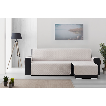 Funda Chaiselongue Acolchada Reversible 280 Brazo Derecho Spirit Marfil